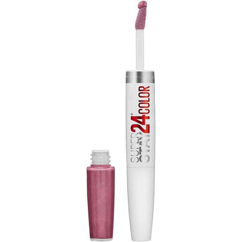 MAYBELLINE SuperStay 24HR 2-step Lipcolor PERPETUAL PLUM 055 liquid lipstick - Health & Beauty:Makeup:Lips:Lipstick