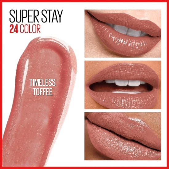 MAYBELLINE SuperStay 24HR 2-step Lipcolor TIMELESS TOFFEE 150 liquid lipstick1