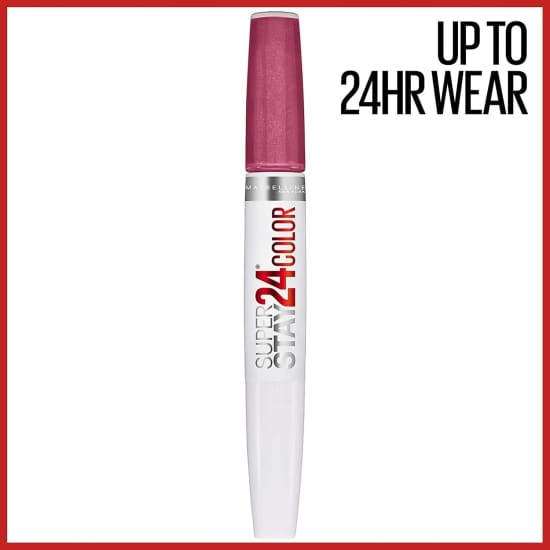 MAYBELLINE SuperStay 24HR 2-step Lipcolor WEAR ON WILDBERRY 045 liquid lipstick0