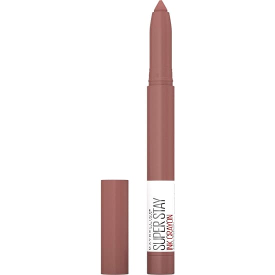 MAYBELLINE SuperStay Ink Lip Crayon Lipstick TRUST YOUR GUT 010 muted mauve rose1