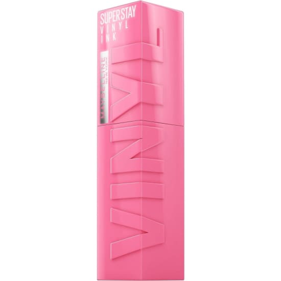 MAYBELLINE SuperStay Vinyl Ink Lipcolor UPBEAT 155 liquid lipstick pink - Health & Beauty:Makeup:Lips:Lipstick