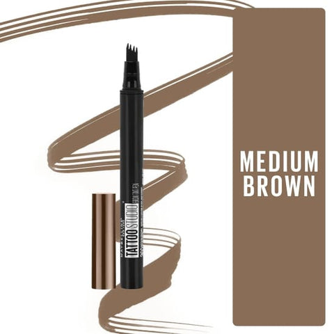 MAYBELLINE Tattoo Studio Brow Tint Pen MEDIUM BROWN 360 eye eyebrow0