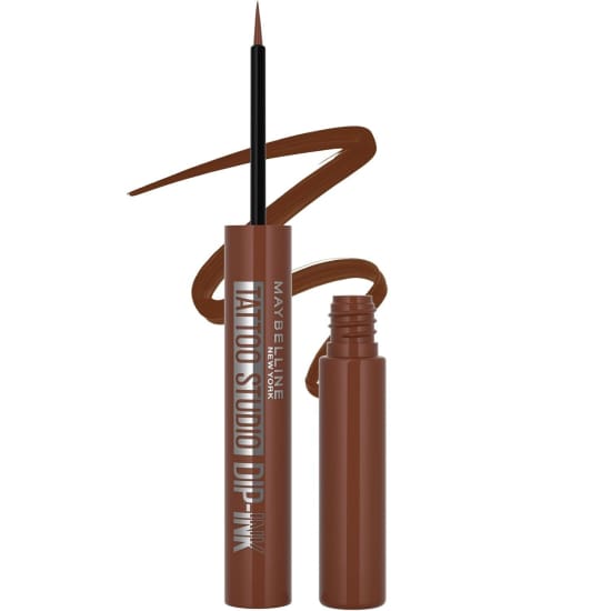 MAYBELLINE Tattoo Studio Dip Ink Liquid Eye Liner BROWN EXPRESSION 1010