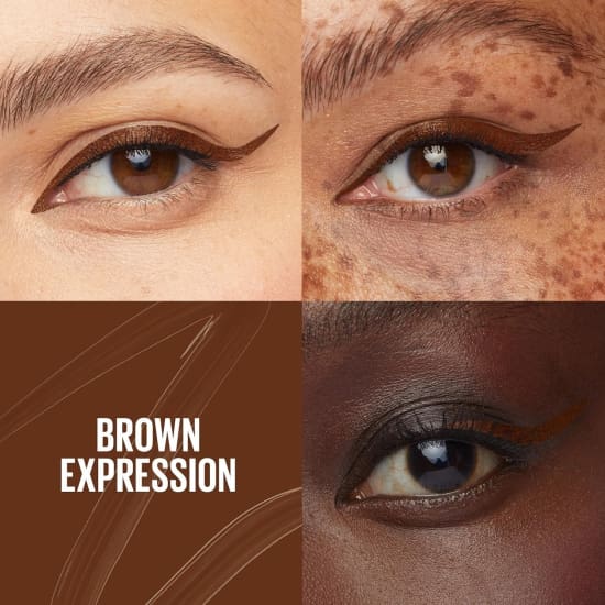 MAYBELLINE Tattoo Studio Dip Ink Liquid Eye Liner BROWN EXPRESSION 1011