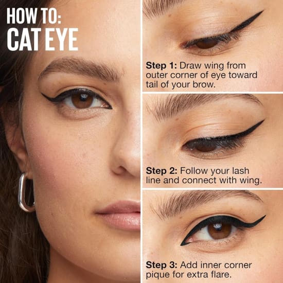 MAYBELLINE Tattoo Studio Dip Ink Liquid Eye Liner BROWN EXPRESSION 1015