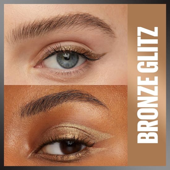 MAYBELLINE Tattoo Studio Eye Liner BRONZE GLITZ 981 gel eyeliner waterproof - Health & Beauty:Makeup:Eyes:Eyeliner