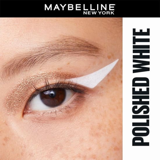 MAYBELLINE Tattoo Studio Eye Liner POLISHED WHITE 970 gel eyeliner waterproof - Health & Beauty:Makeup:Eyes:Eyeliner