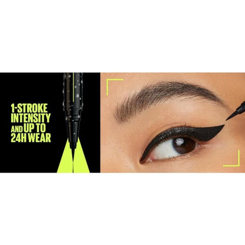 MAYBELLINE Tattoo Studio Ink Pen Liquid Eye Liner JET BLACK 880 eyeliner 24Hr0