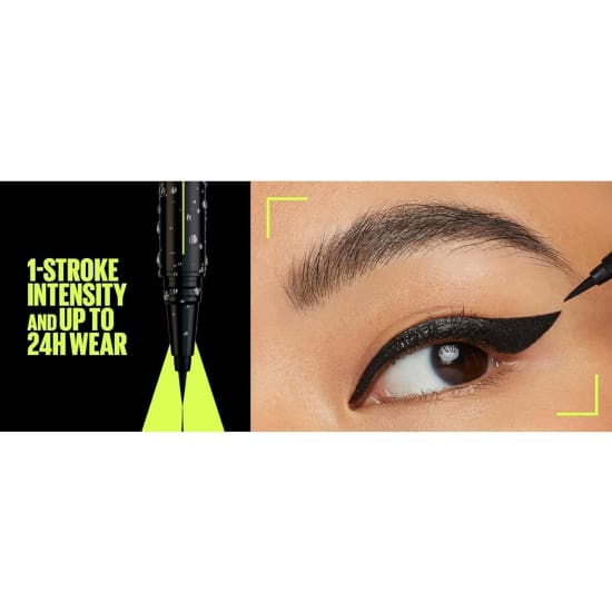 MAYBELLINE Tattoo Studio Ink Pen Liquid Eye Liner MATTE BLACK 881 eyeliner 24Hr0