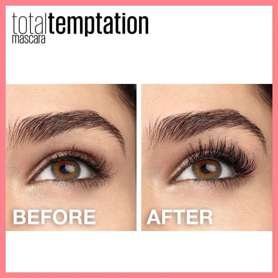 MAYBELLINE Total Temptation Mascara BLACKEST BLACK 601 - Health & Beauty:Makeup:Eyes:Mascara