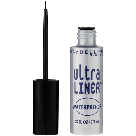 MAYBELLINE Ultra Liner Liquid EyeLiner BLACK 301 eye glossy waterproof - Health & Beauty:Makeup:Eyes:Eyeliner
