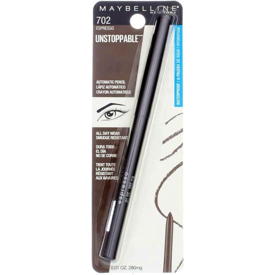 MAYBELLINE Unstoppable Automatic Eye Liner Pencil ESPRESSO 702 brown eyeliner0