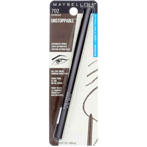 MAYBELLINE Unstoppable Automatic Eye Liner Pencil ESPRESSO 702 brown eyeliner0