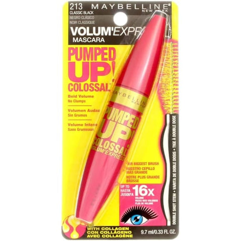 MAYBELLINE Volum'Express Pumped Up! Colossal Mascara CLASSIC BLACK 2130