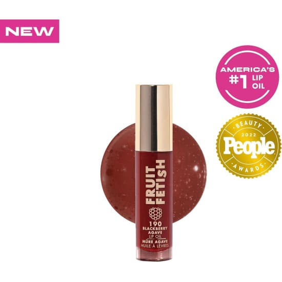 MILANI Fruit Fetish Lip Oil BLACKBERRY AGAVE 1904