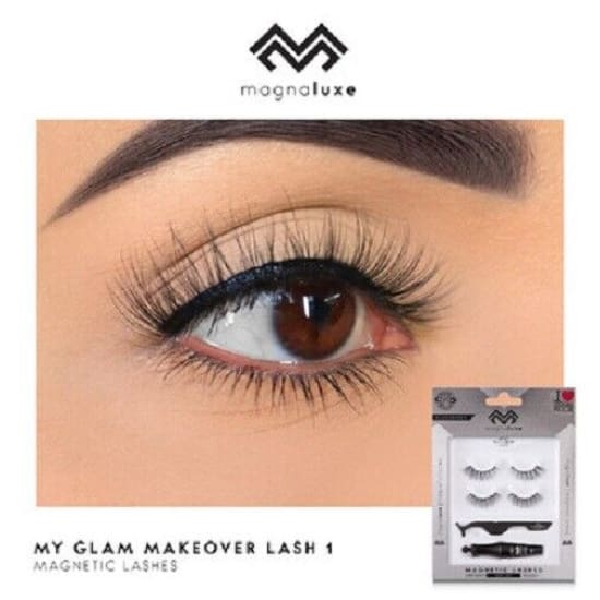 MODELROCK LASHES Magna Luxe Magnetic Lashes + Accessories Kit MY GLAM MAKEOVER - Health & Beauty:Makeup:Eyes:Eyelash Extensions