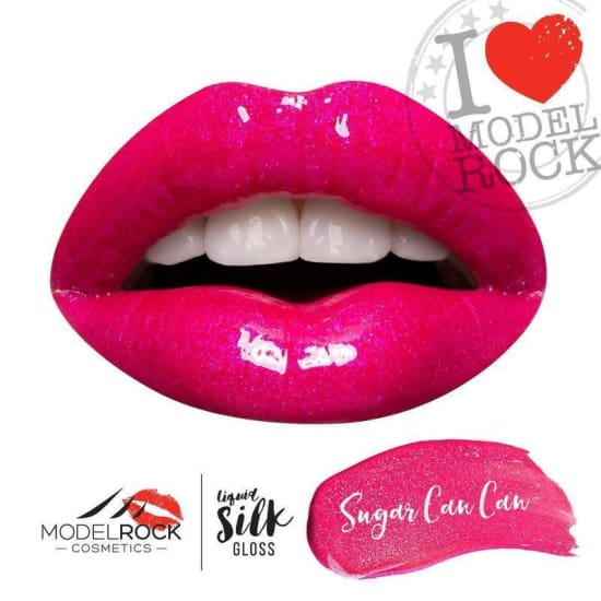 MODELROCK Liquid Silk Lip Gloss SUGAR CAN CAN NEW lipgloss model rock - Health & Beauty:Makeup:Lips:Lip Gloss