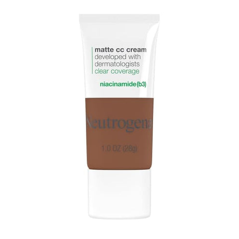NEUTROGENA Matte CC Cream Color-Correcting CINNAMON 9.0 clear coverage b30