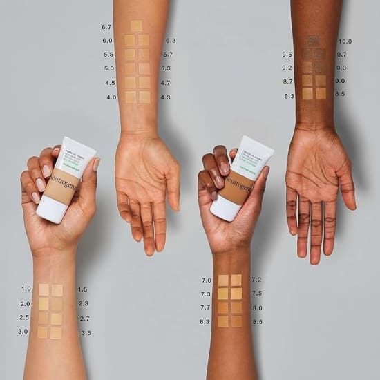 NEUTROGENA Matte CC Cream Color-Correcting WHEAT 6.0 clear coverage niacinamide4