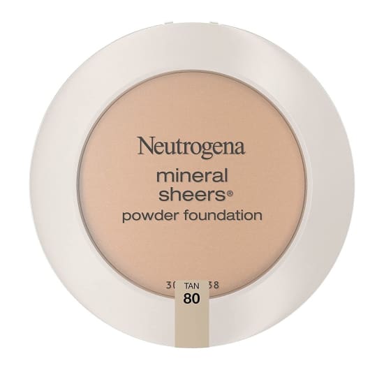 NEUTROGENA Mineral Sheers Pressed Powder Foundation TAN 80 - Health & Beauty:Makeup:Face:Foundation