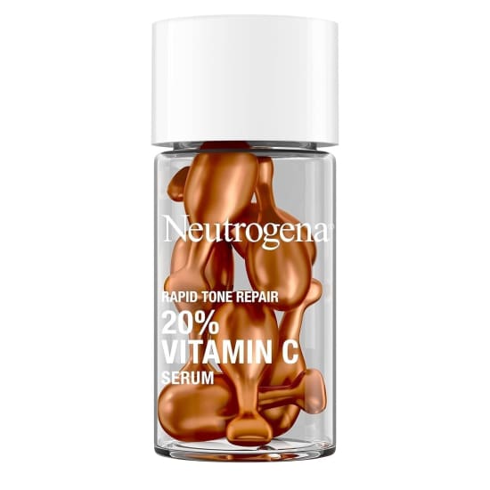 NEUTROGENA Rapid Tone Repair 20% Vitamin C Face Serum Capsules Daily 7 Ct - Health & Beauty:Skin Care:Brightening Creams