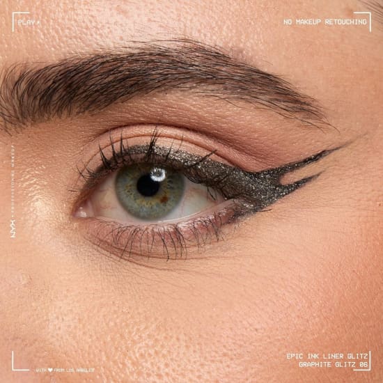 NYX Epic Ink Glitz Liquid Eye Liner GRAPHITE GLITZ EILG06 Eyeliner metallic2