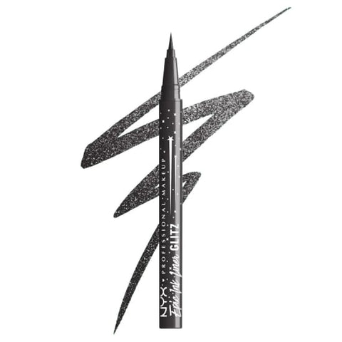NYX Epic Ink Glitz Liquid Eye Liner GRAPHITE GLITZ EILG06 Eyeliner metallic0