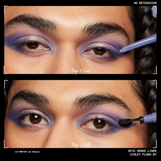 NYX Epic Smoke Liner VIOLET FLASH ESL07 Waterproof Eyeliner cream purple8
