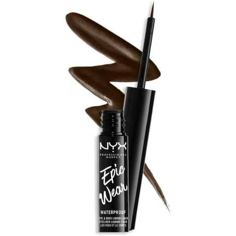 NYX Epic Wear Eye & Body Liquid Liner BROWN EWSPLL02 Waterproof Eyeliner0