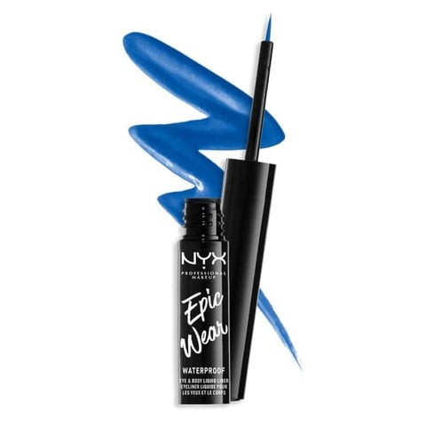 NYX Epic Wear Eye & Body Liquid Liner SAPPHIRE EWSPLL05 Waterproof Eyeliner blue0