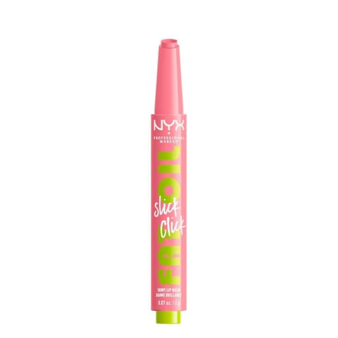 NYX Fat Oil Slick Click Shiny Sheer Lip Balm CLOUT 02 pink lipbalm0