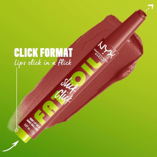 NYX Fat Oil Slick Click Shiny Sheer Lip Balm GOING VIRAL 04 lipbalm2