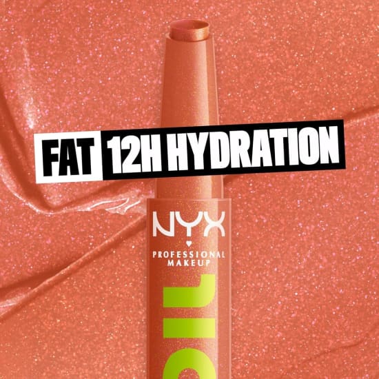 NYX Fat Oil Slick Click Shiny Sheer Lip Balm HITS DIFFERENT 06 lipbalm3