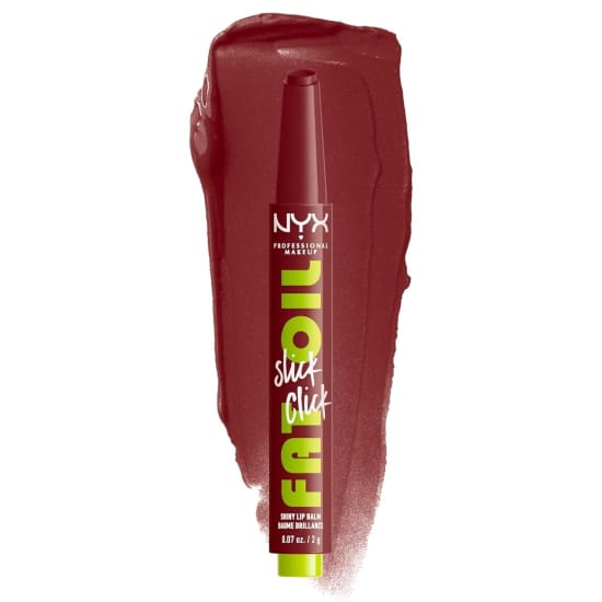 NYX Fat Oil Slick Click Shiny Sheer Lip Balm IN A MOOD BIO 110