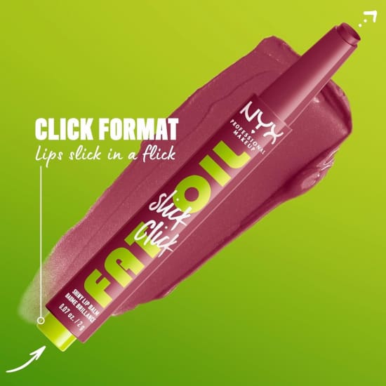 NYX Fat Oil Slick Click Shiny Sheer Lip Balm THAT'S MAJOR 09 lipbalm2