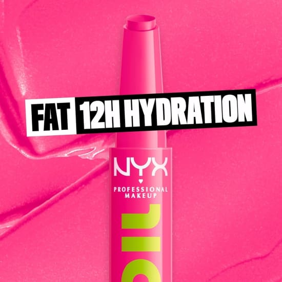 NYX Fat Oil Slick Click Shiny Sheer Lip Balm THRIVING 08 pink lipbalm3