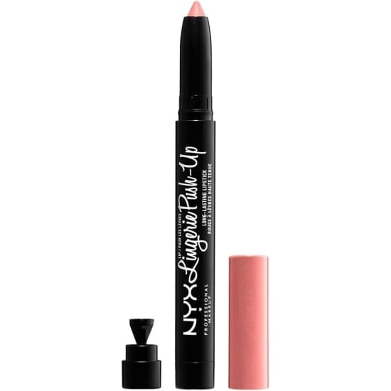NYX Lingerie Push Up Long Lasting Lipstick SILK INDULGENT LIPLIPLS22 plumper - Health & Beauty:Makeup:Lips:Lipstick