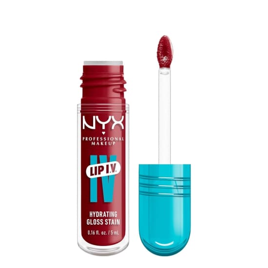 NYX Lip IV Hydrating Gloss Serum Lip Stain CRANBERRY SPLASH WSLS13 lipstain3