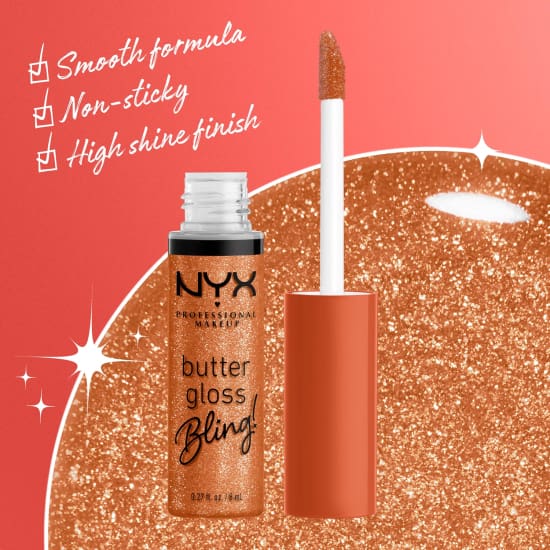 NYX PROFESSIONAL MAKEUP Bling Butter Gloss PRICEY BLGB03 lip lipgloss3