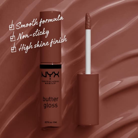 NYX PROFESSIONAL MAKEUP Butter Gloss BROWNIE DRIP BLG51 lip lipgloss2