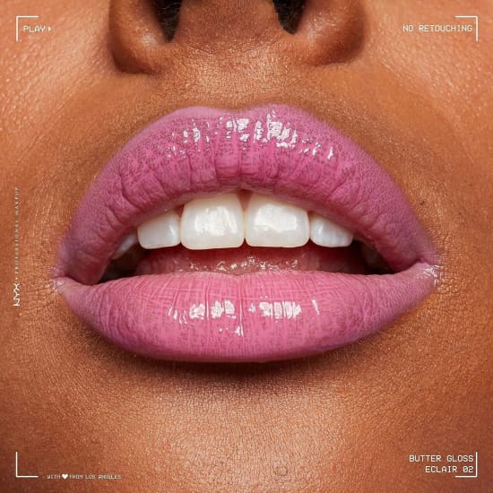 NYX PROFESSIONAL MAKEUP Butter Gloss ECLAIR BLG02 lip lipgloss pink - Health & Beauty:Makeup:Lips:Lip Gloss