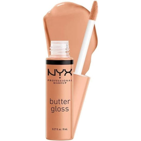 NYX PROFESSIONAL MAKEUP Butter Gloss FORTUNE COOKIE BLG13 lip lipgloss true nude - Health & Beauty:Makeup:Lips:Lip Gloss