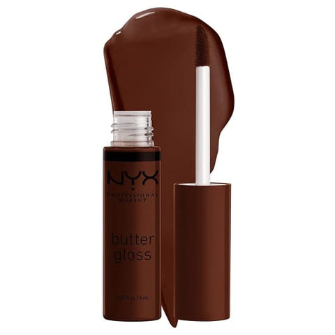 NYX PROFESSIONAL MAKEUP Butter Gloss LAVA CAKE BLG53 lip lipgloss brown - Health & Beauty:Makeup:Lips:Lip Gloss