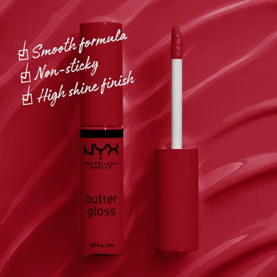 NYX PROFESSIONAL MAKEUP Butter Gloss ROCKY ROAD BLG39 lip lipgloss wine3