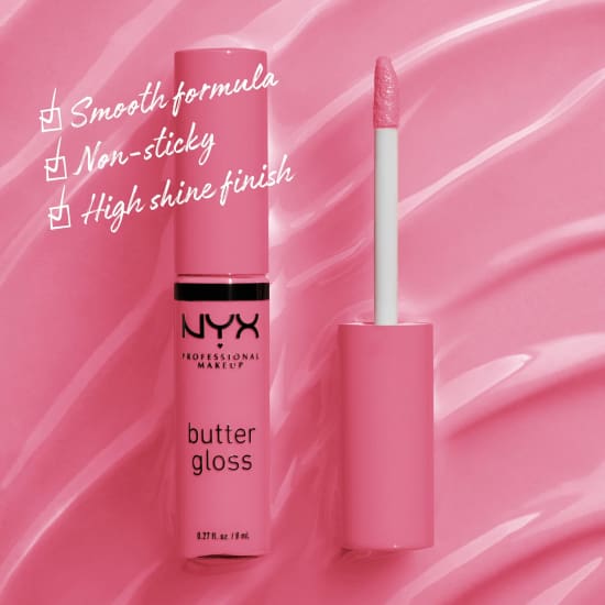 NYX PROFESSIONAL MAKEUP Butter Gloss VANILLA CREAM PIE BLG09 lip lipgloss pink2