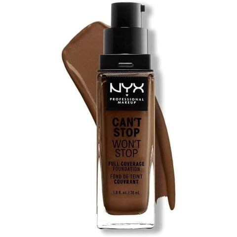 NYX Professional Makeup Can’t Stop Won’t Stop Foundation DEEP COOL CSWSF22 matte - Health & Beauty:Makeup:Face:Foundation