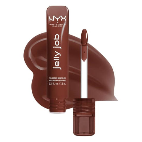 NYX PROFESSIONAL MAKEUP Jelly Job Lip Gloss JELLYBEAN VSG16 lipgloss brown0