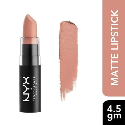 NYX Professional Makeup Matte Lipstick NUDE MLS01 - Health & Beauty:Makeup:Lips:Lip Plumper