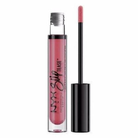 NYX Slip Tease Full Color Lip Oil LOWKEY STL008 rose colour lipstick - Health & Beauty:Makeup:Lips:Lip Plumper