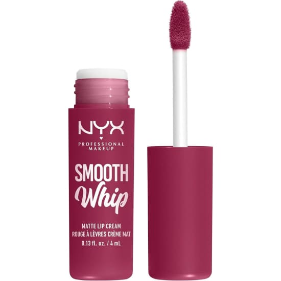NYX Smooth Whip Matte Lip Cream FUZZY SLIPPERS WMLC08 lipstick plum1